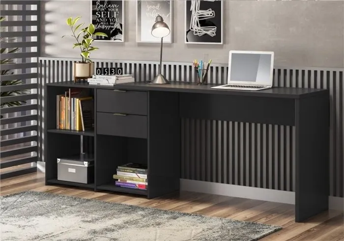 Escritório mesa office escrivaninha em L