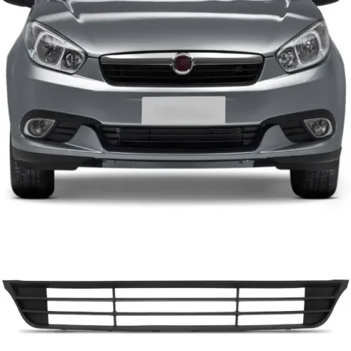 Grade Parachoque Fiat Grand Siena 2012 à 2021 - Central Preto - Fipparts