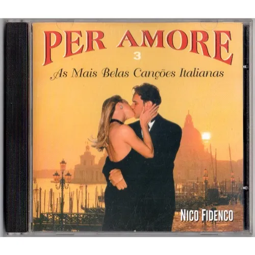 Kit 2 CDs Nico Fidenco - "Per Amore 3" e "Saudades da Itália"