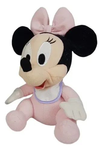 Pelúcia Minnie Mouse Baby Disney Parks 18 Cm