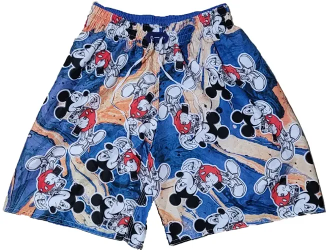 Short Estampado de Tactel (tamanhos P e M)