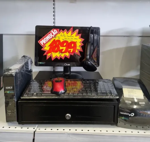 Kit PDV para Comércio Mini PC Completo com Garantia Loja Física Eco Eletron