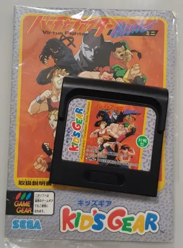 Manual e jogo Virtua Fighter Mini para Sega Game Gear - Raro