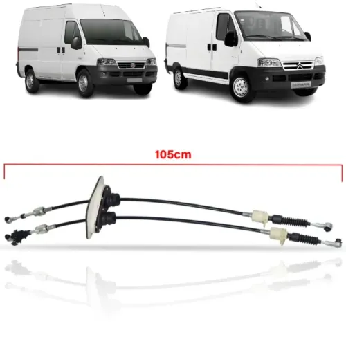 cabo de marcha fiat ducato peugeot boxer citroen jumper 1998 a 2005 ré para frente