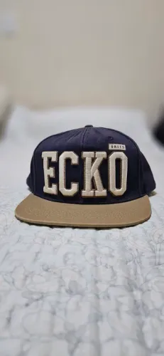 Boné Ecko Unltd. Azul e Creme Original EUA