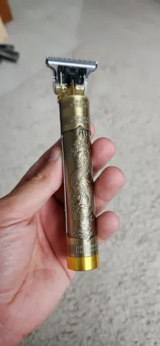 Máquina de cortar cabelo profissional com design de dragão