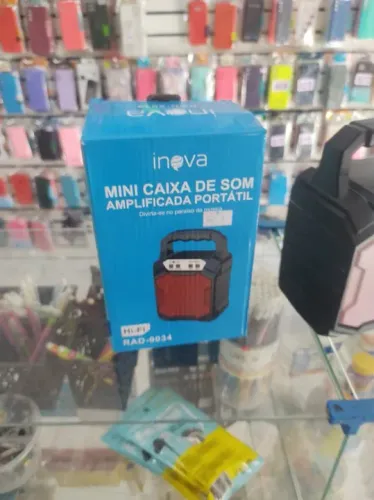 Mini Caixa de Som Amplificada Portatil