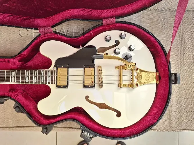 EpiPhone Semi Acústica Es 345 Stereo Alpine White Aw 2011