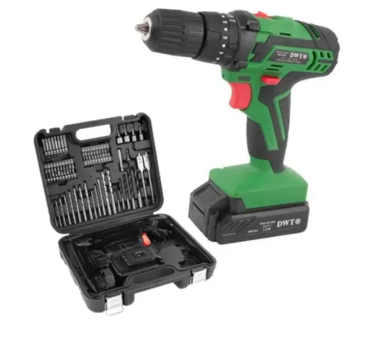 Parafusadeira Furadeira de Impacto Kit 74 Peças Dwt - Fazemos Entregas!