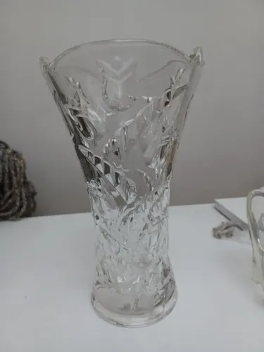 Vaso em vidro espesso
