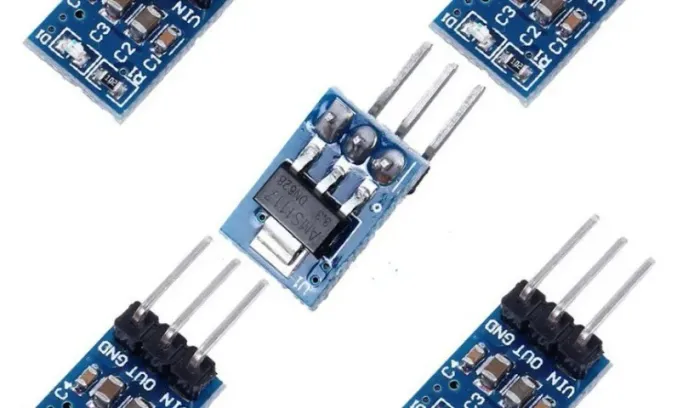 Regulador De Tensão 4.75V-12V a 3.3V Ams1117-3.3 Módulo Arduino Automação COD-AM340