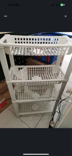 Organizador com 4 cestas