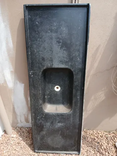 Tampo de pia de Marmorite 54 x 150 cm