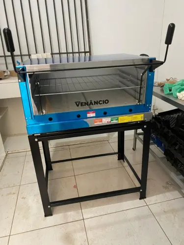 Forno a gás Venancio com pedra Firi 90 - novo somos loja