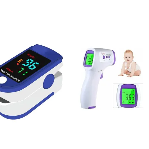Termômetro digital infravermelho + Oxímetro digital