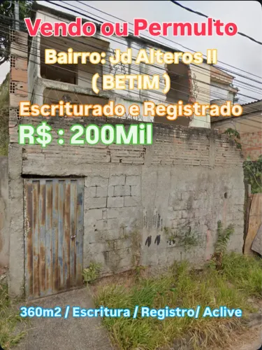 Vendo ou Permuto Lote Alterosa Jadim Alterosa 2