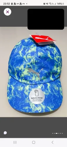 Boné Puma Reflective Design - Azul e Verde
