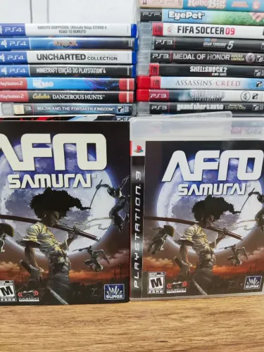 Afro Samurai - PS3 completo com luva