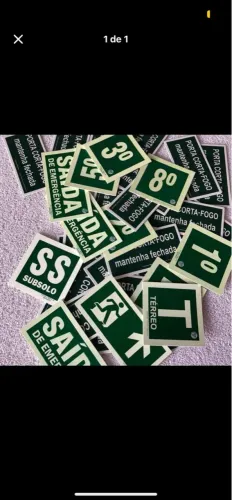 Sinalização de Emergência - Kit Completo