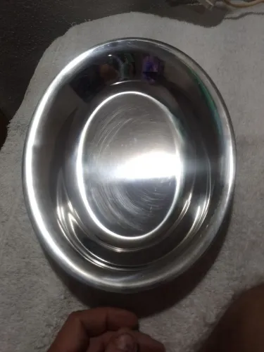 Travessa aço inox inoxidável funda 