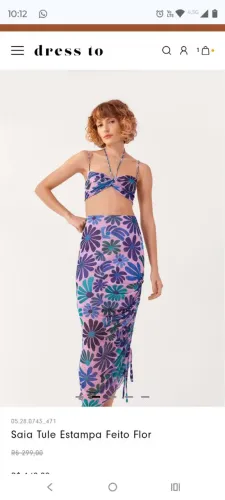 Saia de tule Dress to