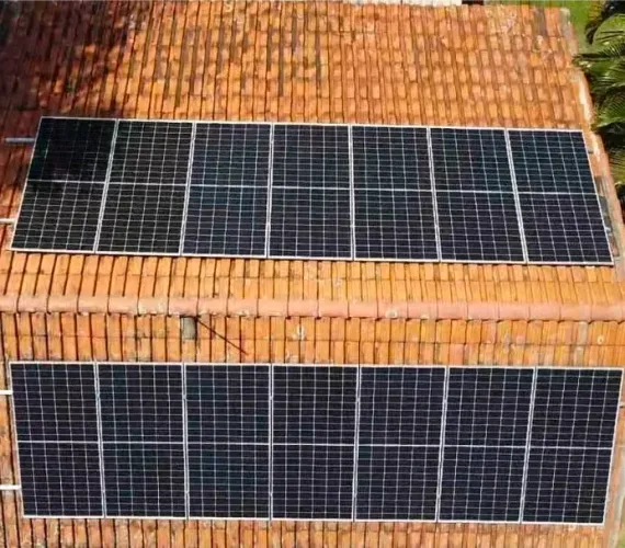 Sistema de Energia solar Completo, com 14 placas