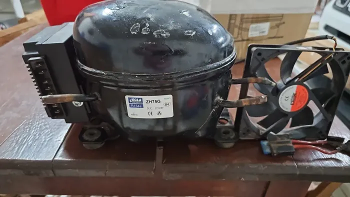 Motor bivolt 12/24v p/ geladeira até 380L