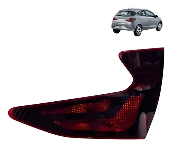 Lanterna Hb20 Hatch 2020 2021 2022 Fumê Direita Original Direito/passageiro Vermelho