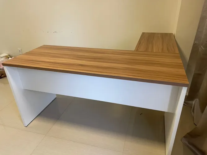MESA DE ESCRITÓRIO FORMATO EM L 1.50x1.50 - LOJA IKONMIXOFFICE 