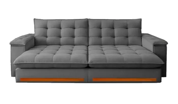 Sofá Retrátil e Reclinável 250cm Milla p876
