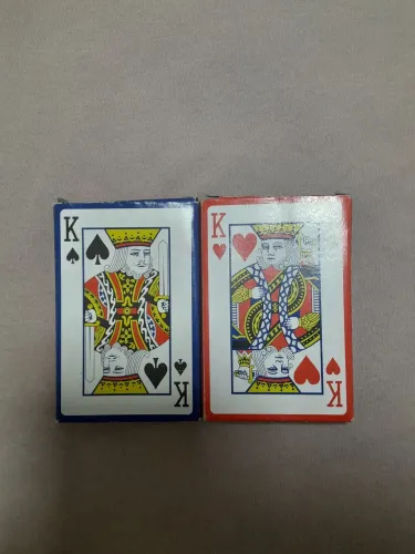 Baralhos Genéricos Azul + Vermelho - Ideal para Truco e Buraco