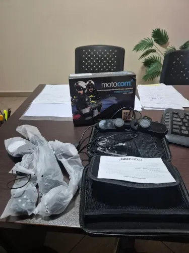 Par de intercomunicador motocom