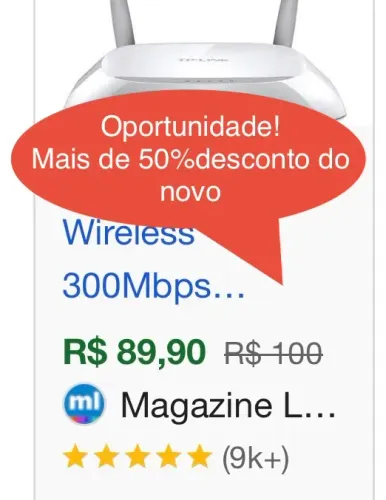 Roteador tp link 300mbps
