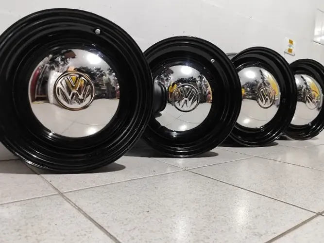 Roda Aro 14 Fusca Kombi Corujinha Furação 5x205