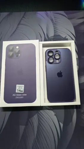 Capa Glass Vidro Temperado AG p/ Iphone 14 Pro - Dark Purple