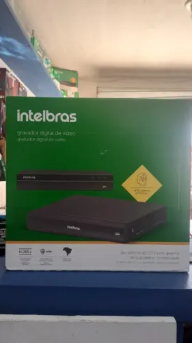 GRAVADOR DIGITAL DE VIDEO DVR 8 CANAIS FULL HD INTELBRAS NOVO LACRADO