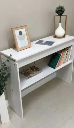 Oferta imperdivel aparador capri branco novo de loja