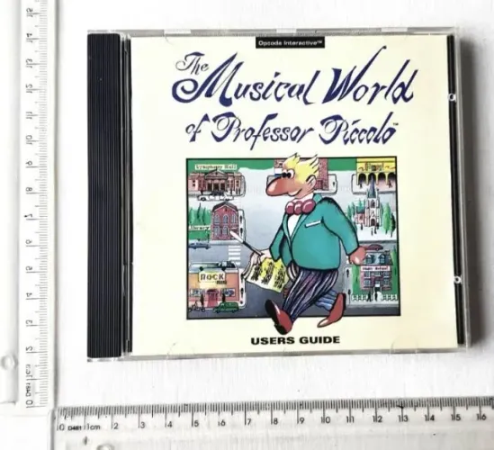 CD-Rom para PC - The Musical World of Professor Piccolo - 1993 - Usado