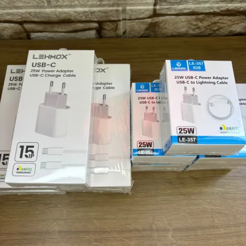 CARREGADOR RÁPIDO 25W - ANDROID E IPHONE