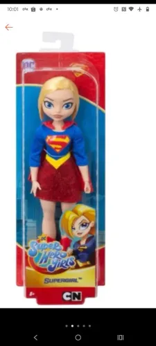 Boneca Supergirl DC Heroes Cartoon Network importada 