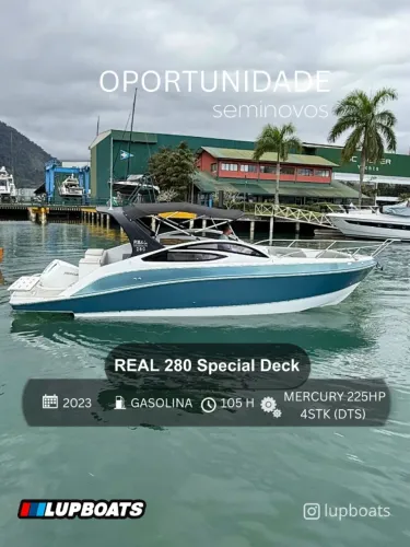 LANCHA REAL 280 SPECIAL DECK - 2023 (FOCKER, CORAL, VENTURA)