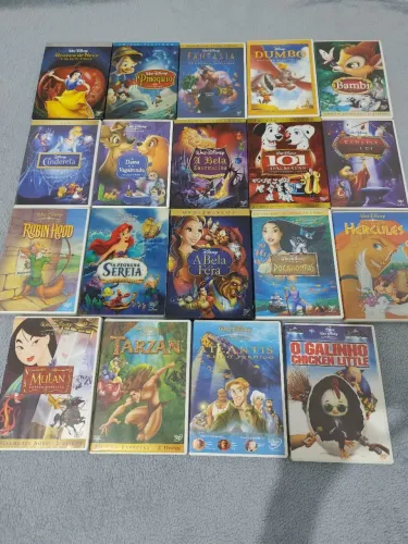 Disney DVDs (19 Clássicos)