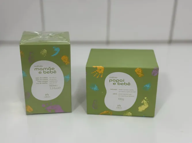 Kit Mamãe e Bebê Natura - Colônia e Sabonete