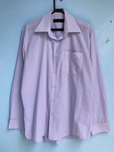 Camisa Social Masculina Lilás, Tam M