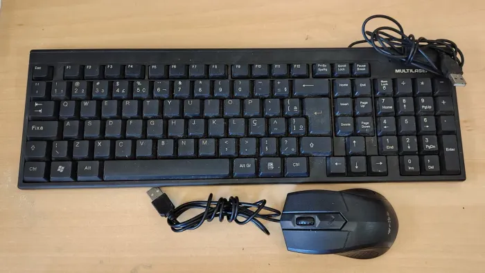 Kit Teclado e Mouse Multilaser - Prático e Funcional