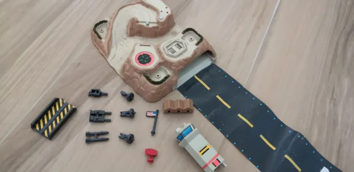 micro machine military desert airstrip base playset