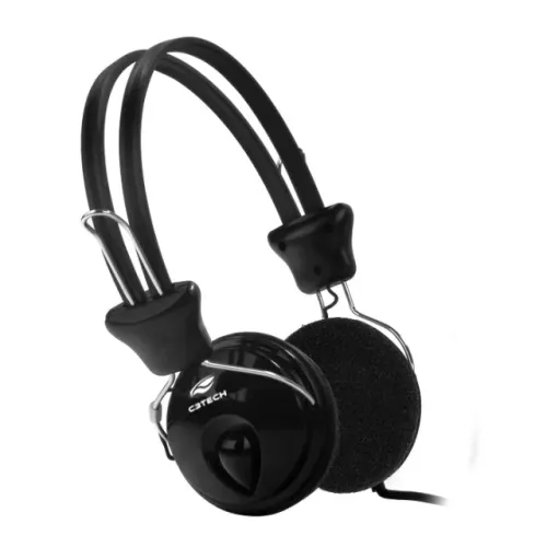 Headset Office C3Tech PH-80BK Tricerix (Conexão 2xP2) - WZetta