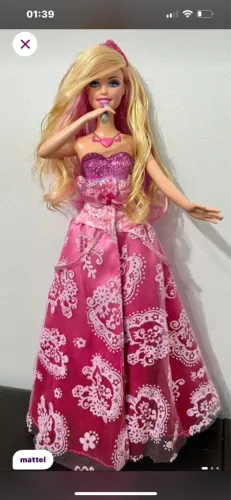 Barbie princesa e pop Star.Original/usado