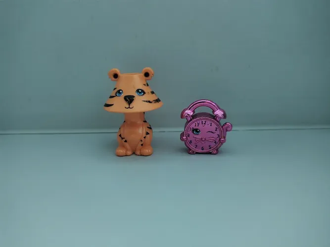 Polly Pocket Cutants tigre abajur e gato alarme