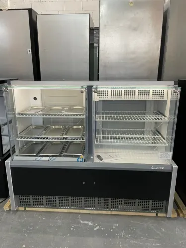 Vitrine 1,40m quente e fria Gelopar